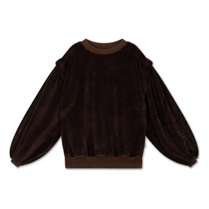 Repose AMS - Sudadera bonita de algodón orgánico | Chocolate