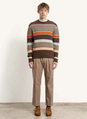Edmmond Studios - Maglione a righe | Marrone