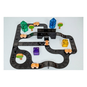 Connetix - Roads Creative Pack - 48 Pieces | Black