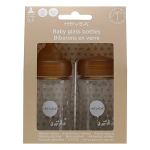Hevea - Geniş Ağızlı Cam Şişeler - Yavaş Akış - 2'li Set