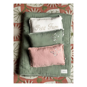 Editions Aimable - Petit Faon Camille Kissen | Elfenbein Mullstoff