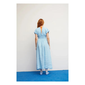 Dr Bloom - Caricia Leinenkleid | Hellblau