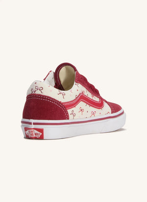 Vans - Old Skool Bağcıklı Düğümlü Sneakerlar | Kırmızı