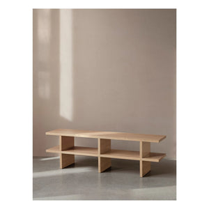 Ferm Living - Banco Kona de roble | Roble