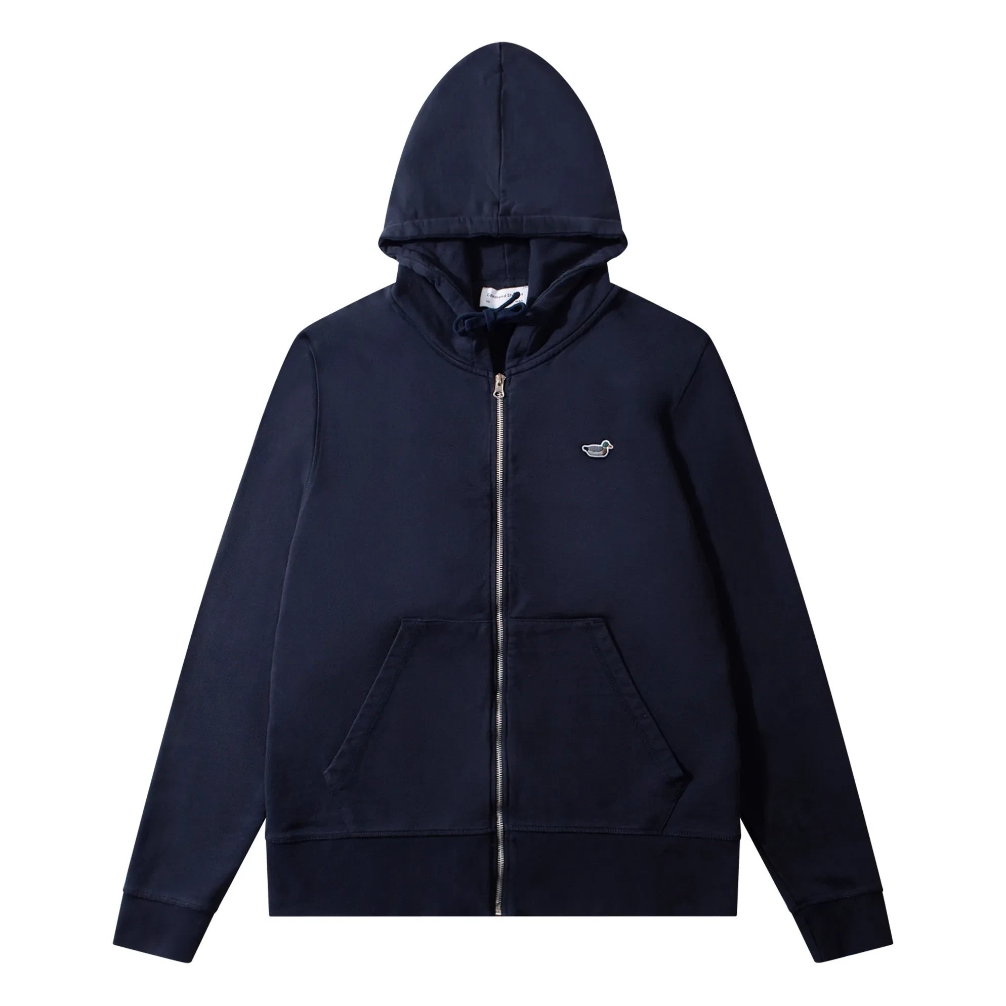 Edmmond Studios - Duck Patch Organik Pamuklu Fermuarlı Hoodie | Lacivert