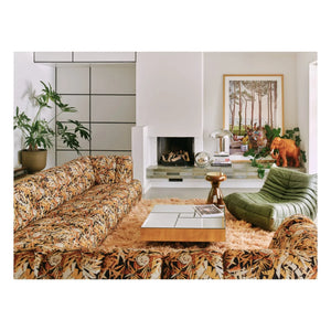 HKliving - Holzhocker | Walnuss