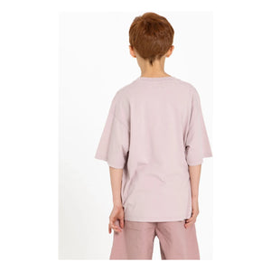 Finger in the nose - Camiseta de algodón orgánico Taylor | Rosa empolvado