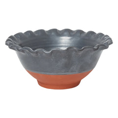 Perla Valtierra - Lola Terracotta Salad Bowl | Dark Gray