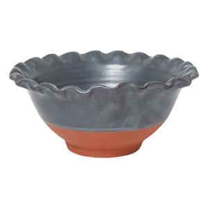 Perla Valtierra - Lola Terracotta Salad Bowl | Dark Gray
