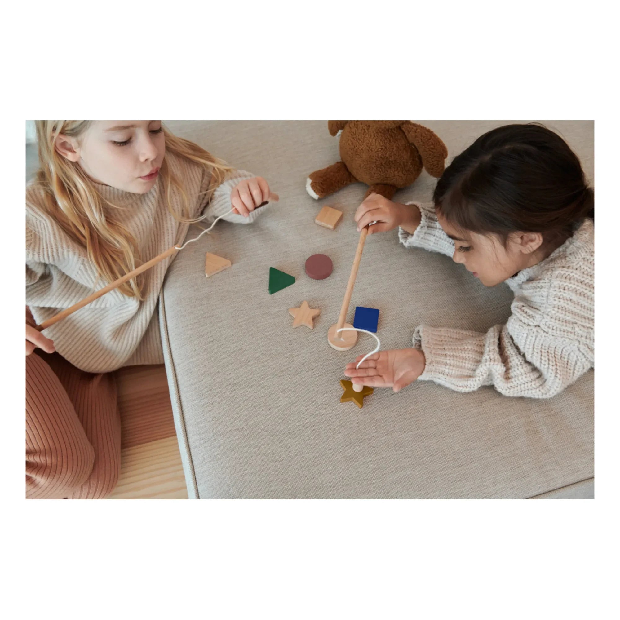 Liewood - Juego de Pesca de Madera Sebastian | Azul