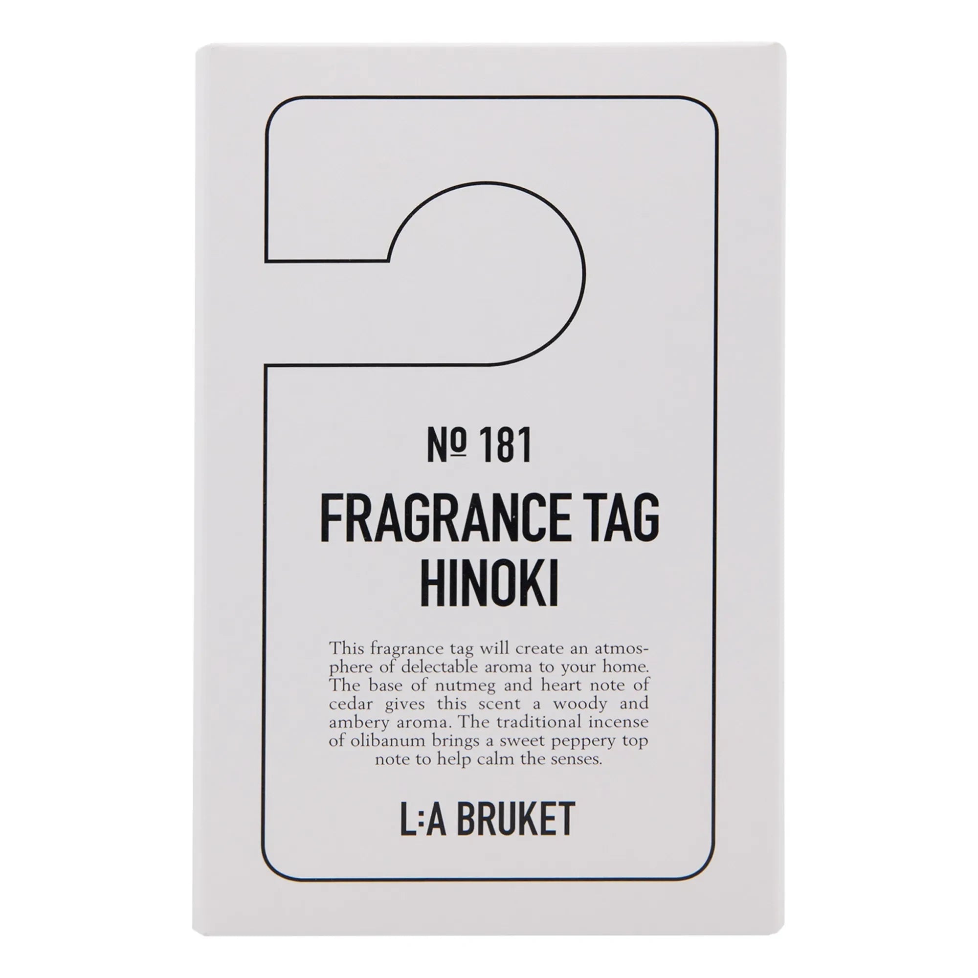 L:A BRUKET - 181 Koku Etiketi Hinoki