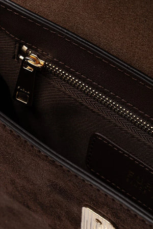 Furla kadın süet crossbody çanta