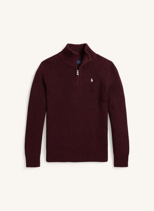 Ralph Lauren - Logo trucker yaka kazak | Bordo