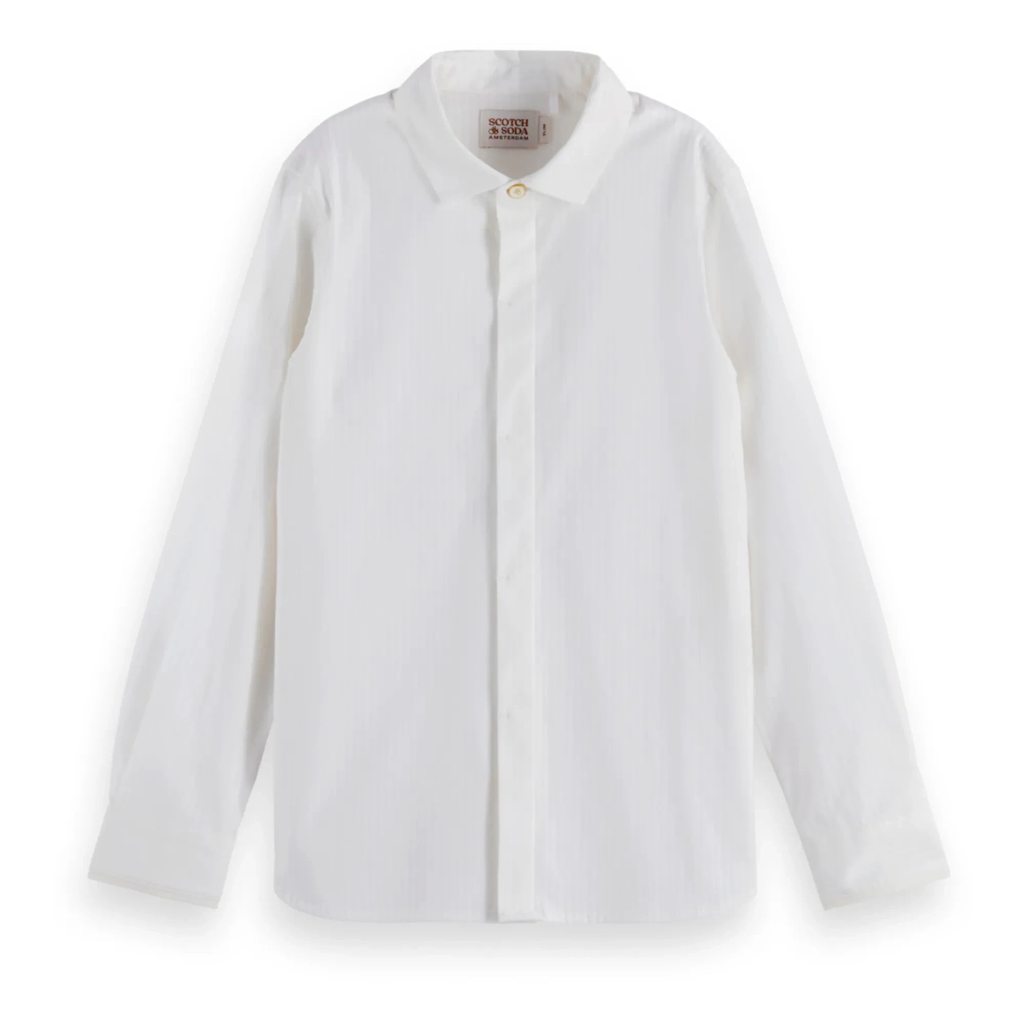 Scotch & Soda - Klasik yaka gömlek | Beyaz