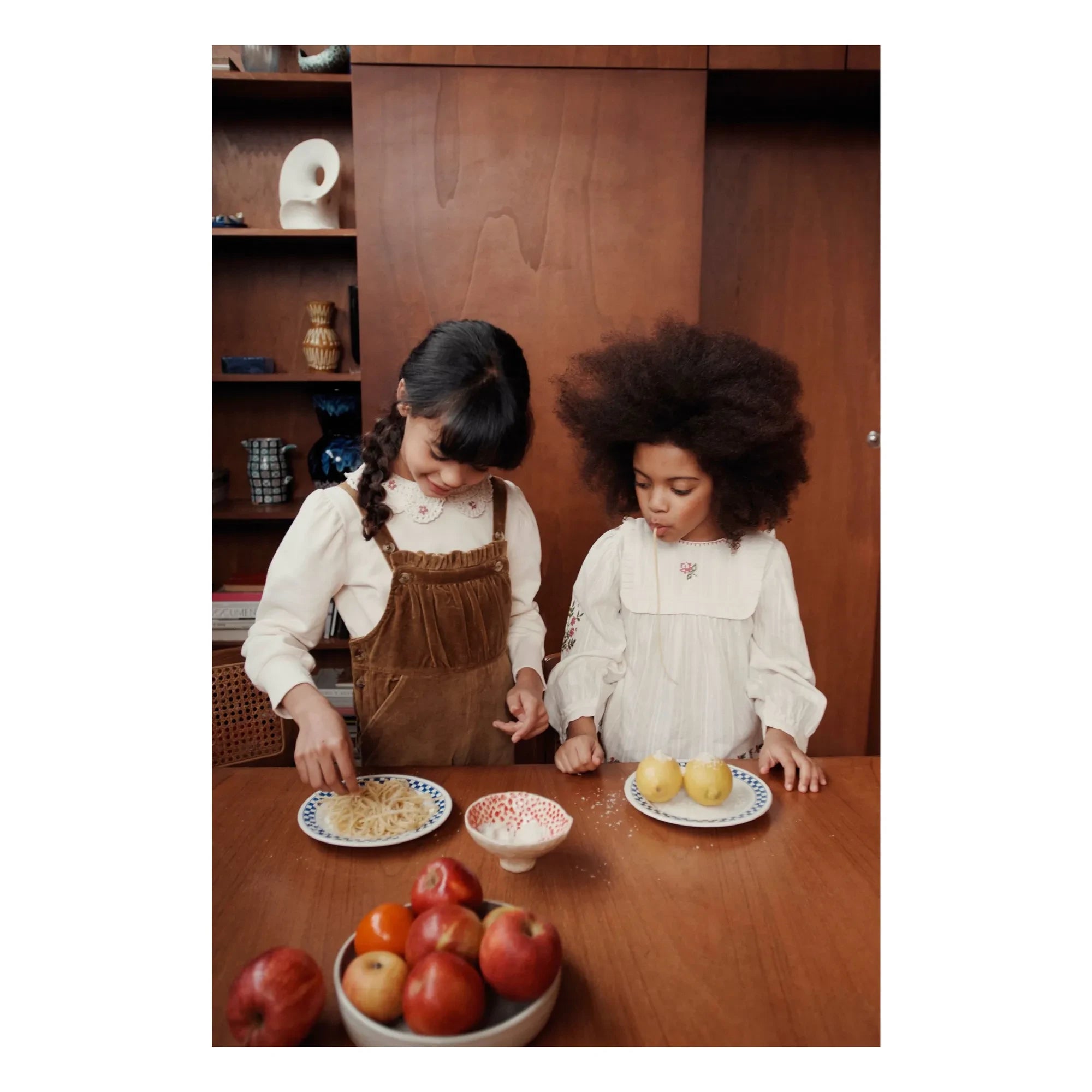 Emile et Ida - Blusa bordada | Crema