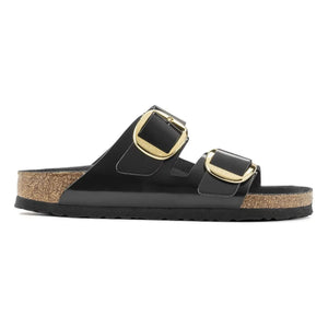 BIRKENSTOCK - Arizona Big Buckle Rugan Deri Sandalet | Siyah