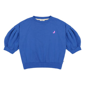 Jenest - Baloon Etoile organik pamuklu sweatshirt | Kobalt