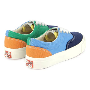 Bonton – Spitzen-Skate-Sneakers mit Gummiband | Marineblau