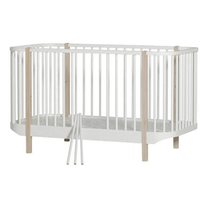 Oliver Furniture - Ahşap Uzatılabilir Karyola - 70 x 140 cm - Meşe