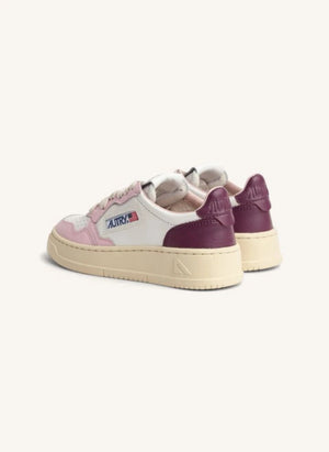 Autry - İki Renkli Çocuk Medalist Alçak Deri Sneakers | Pembe