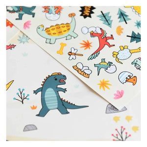 Poppik - Renkli Dinozor Poster Çıkartmaları