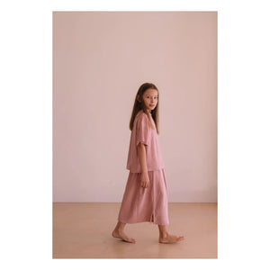 We Are Kids - Camiseta de toalla de algodón orgánico Jordan | Rosa suave