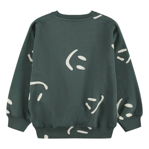 Molo - Monti Smileys jersey de algodón orgánico | Verde