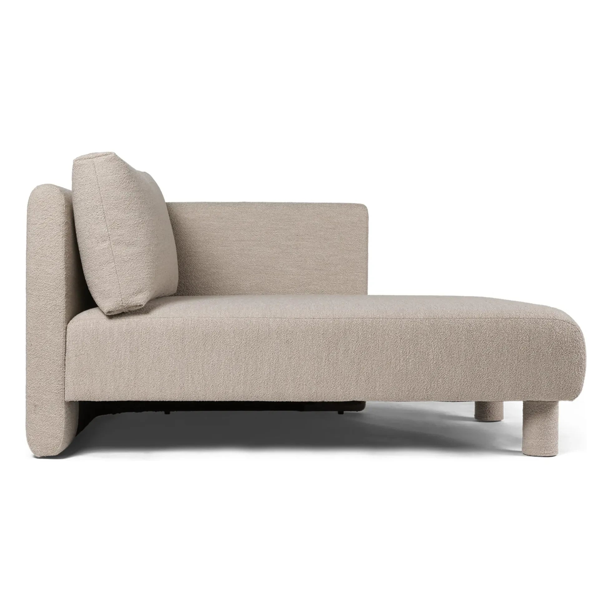 Ferm Living - Sofa Dase bouclé sağ meridyen | Bej
