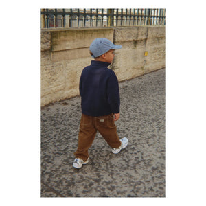 Konges Sløjd - Sudadera con Cremallera Mano | Azul noche