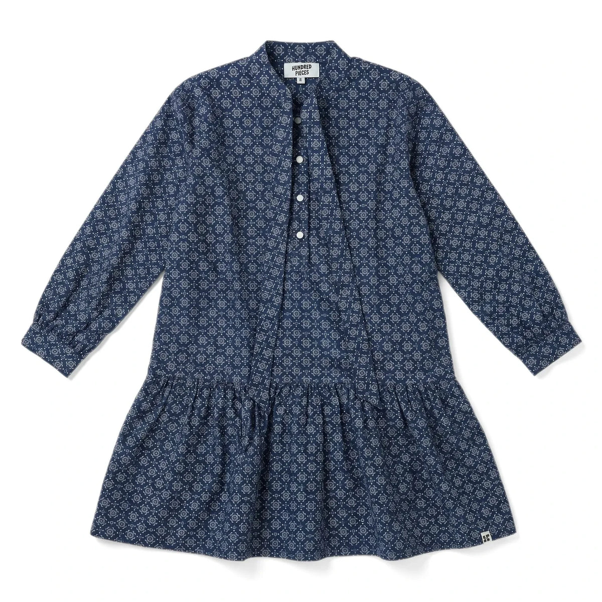 Hundred Pieces - Romy Bandana Elbise | İndigo Mavi
