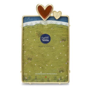 Doing Goods - Pyar Heart photo frame, brass | Gold