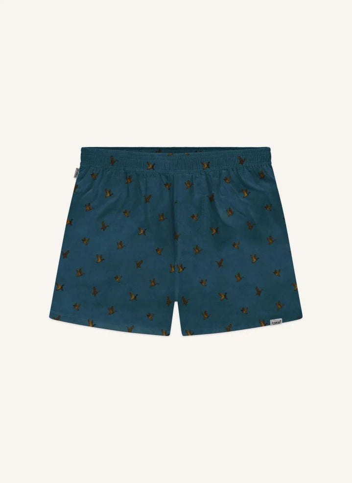 Pockies - Boxer estilo pato | Azul petróleo