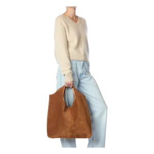 Jérôme Dreyfuss - Paco Samt Crust Tote Bag | Karamell