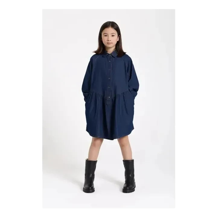 Finger in the nose - Denim Shift Elbise | Denim brut