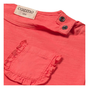 Cozmo - Brisa Flying Pocket Tişört | Kırmızı