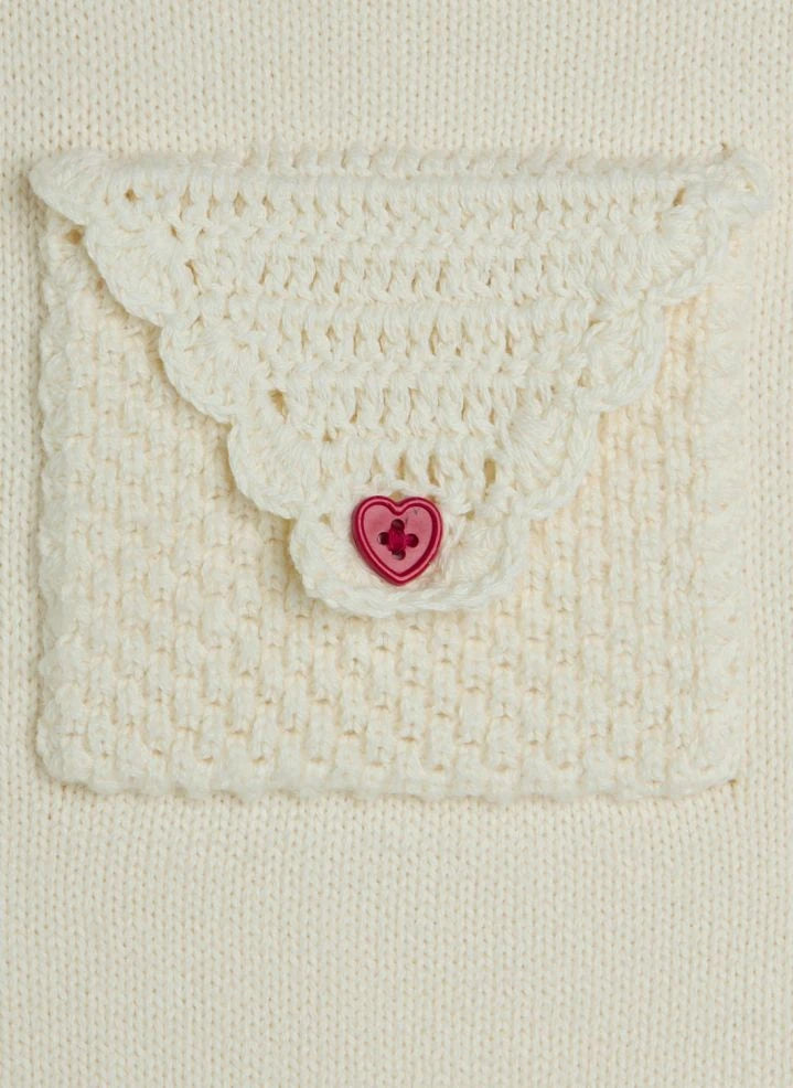 Stella McCartney Kids - Mono de malla | Marfil