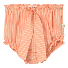 Cozmo - Alize Striped Tights Shorts | Coral