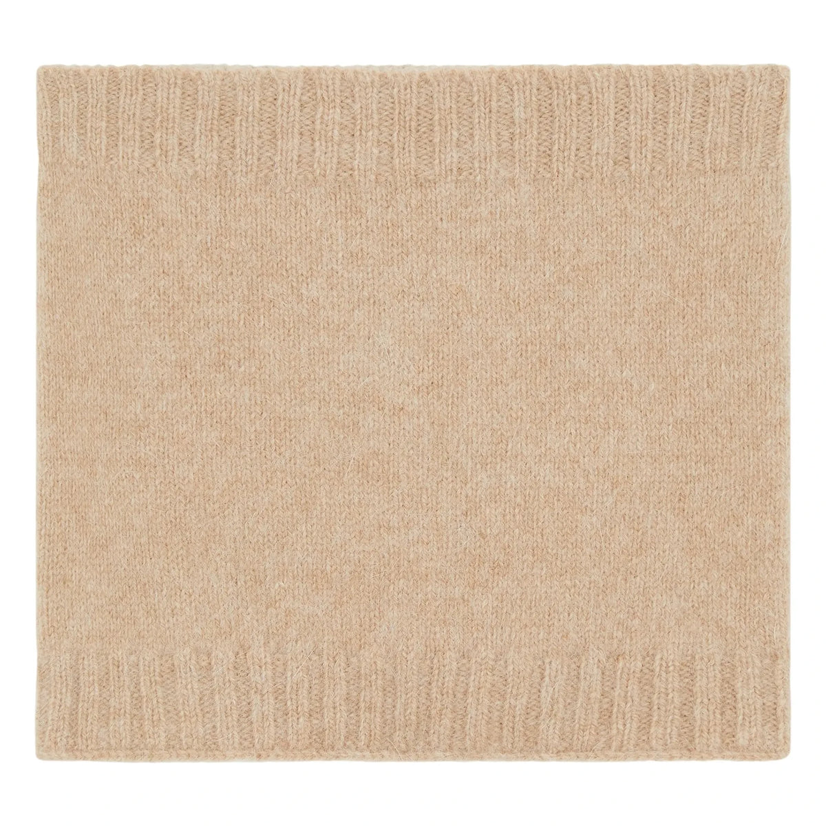 SMALLABLE BASICS - Heather bej saf yün boyunluk