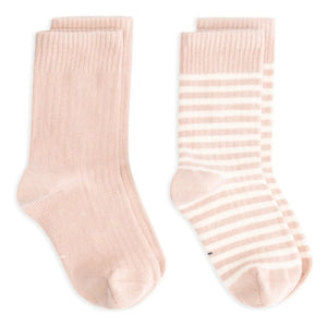 Gray Label - 2er-Pack Bio-Baumwollsocken | Rosa