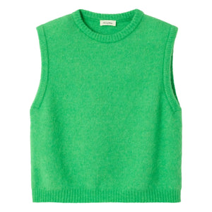 American Vintage - Vitow Wollpullover ohne Ärmel | Grün