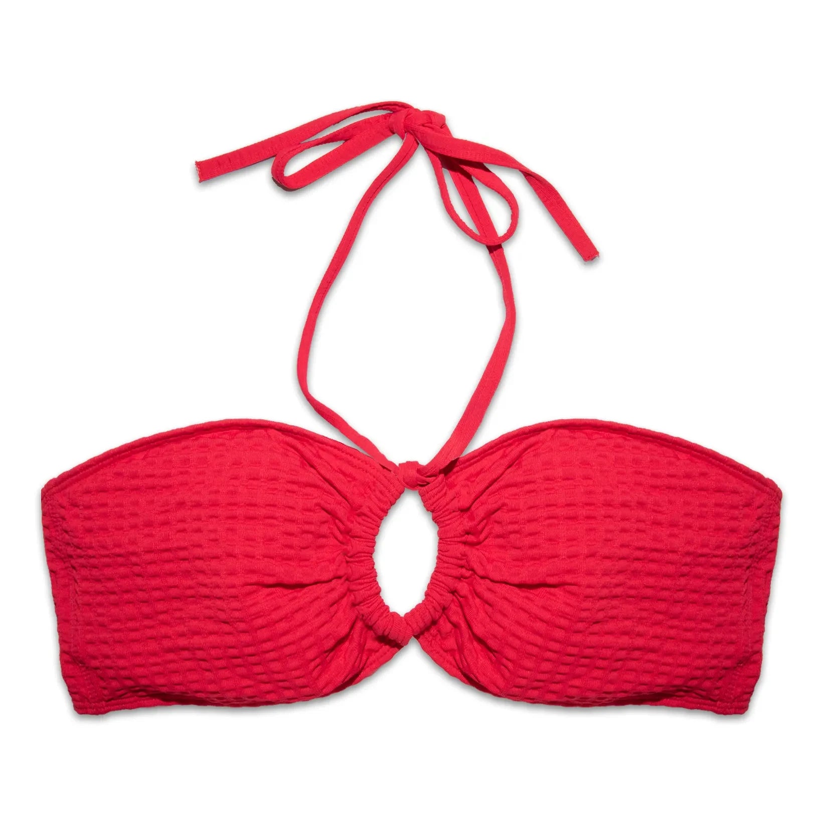 Miska Paris - Büzgülü Bikini Üstü | Kırmızı