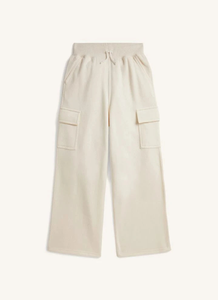 Ralph Lauren - بنطال كارغو بتفاصيل جيب | كريمي