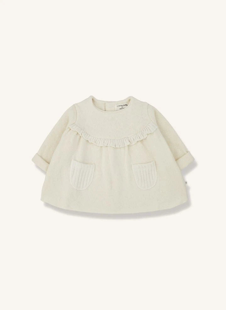 1+ in the family - Isona Polar Kleid | Ecru