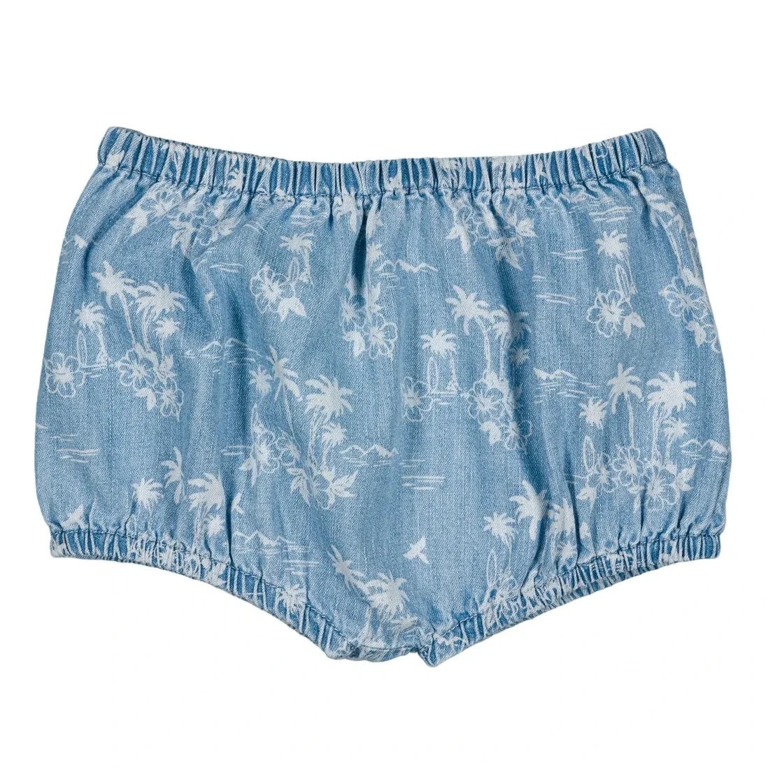 Louis Louise - Yoyo Hawai Denim Külotlu Şort | Açık Mavi
