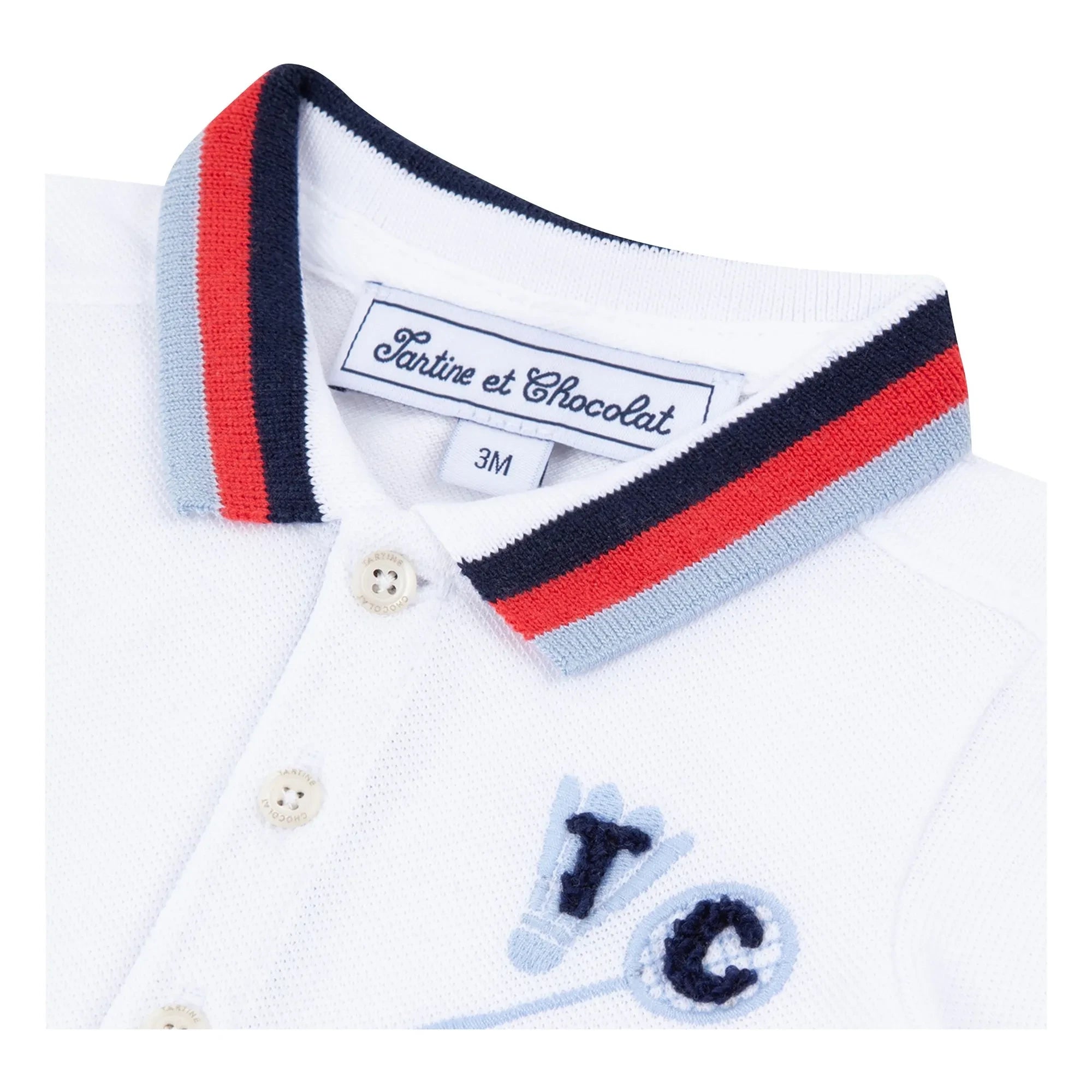 Tartine et Chocolat - Polo Badminton 77 | Beyaz
