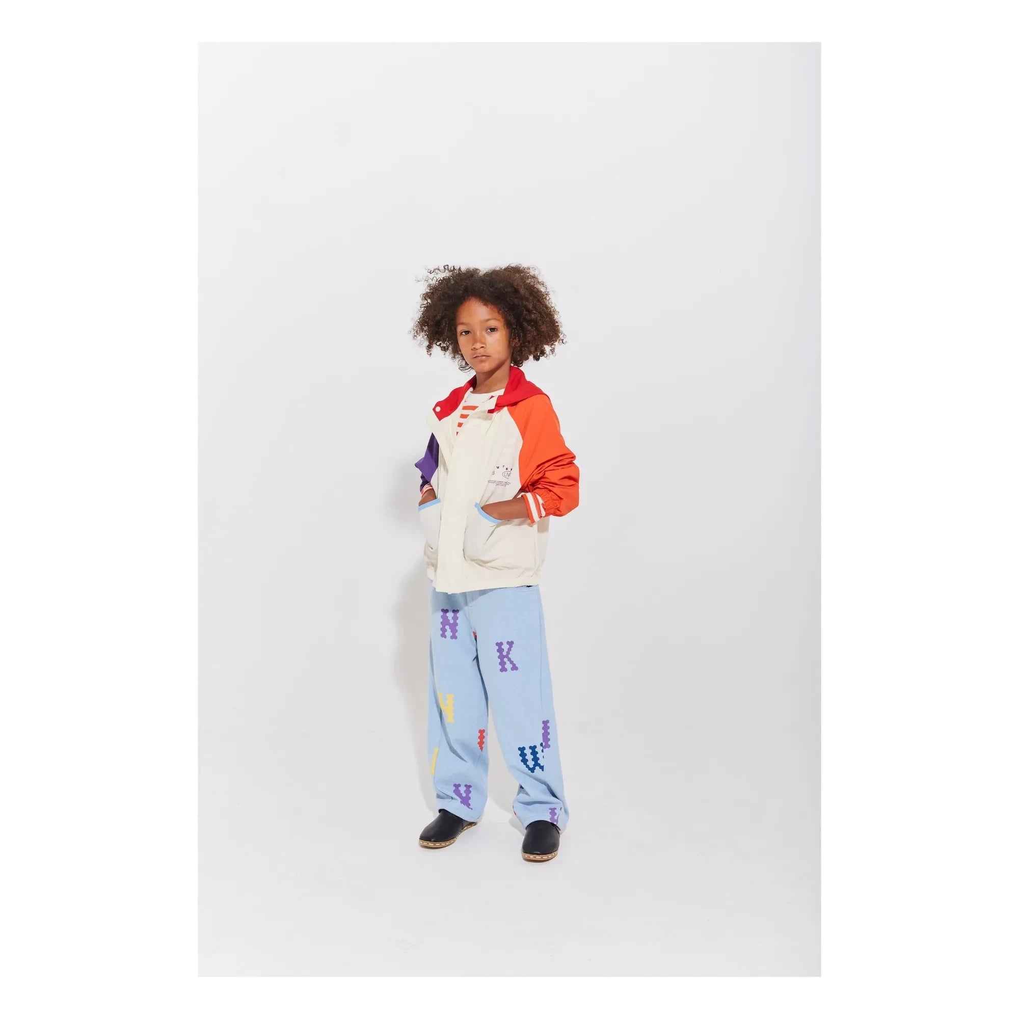 Wynken - Chaqueta de bloques de color | Crudo