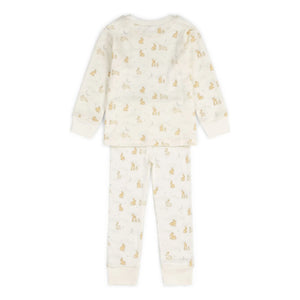 Sleepy Doe - Organic Cotton Bunny Pajamas | Off-White