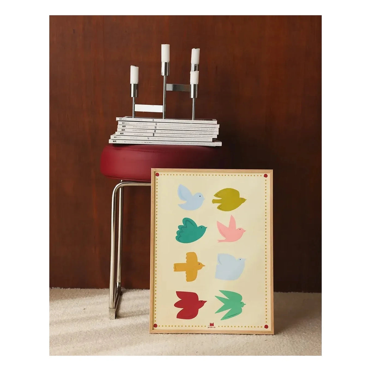 Ma petite vie - Twins Birds Poster | كريم