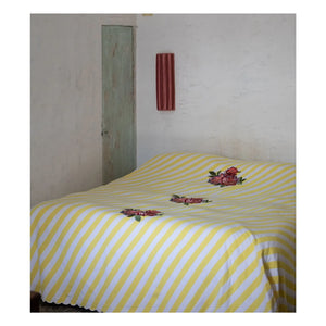 The Socialite Family - Monastico Bedspread, Lisa Corti x The Socialite Family | Yellow