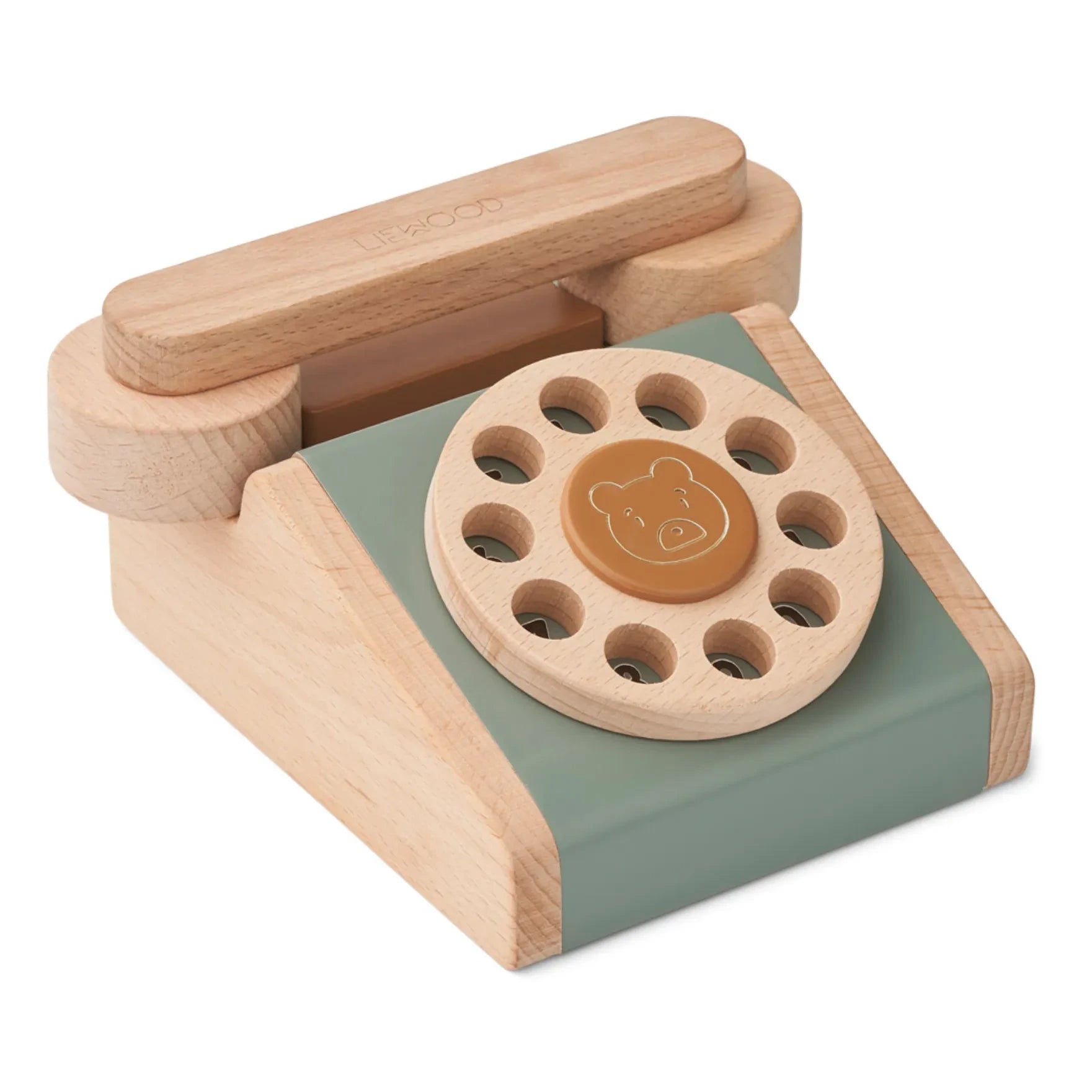 Liewood - Selma Classic Wooden Telephone | Green